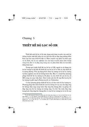 Xử lý tín hiệu số - Nguyễn Linh Trung (Phần 2)