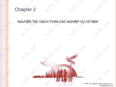 Bài giảng Kế toán tài chính quốc tế 1 - Chương 2: Nguyên tắc hạch toán các nghiệp vụ cơ bản