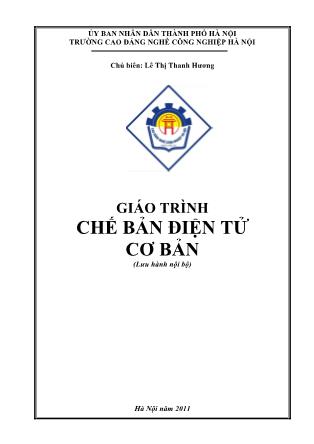 Giáo trình Chế bản điện tử cơ bản