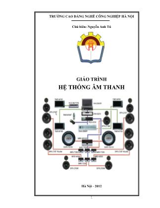 Giáo trình Hệ thống âm thanh (Phần 1)