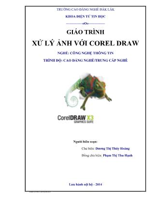 Giáo trình Xử lý ảnh với Corel Draw