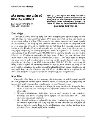 Xây dựng thư viện số - Digital Library