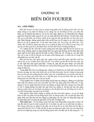 Bài giảng Xử lý ảnh - Chương 10: Biến đổi Fourier
